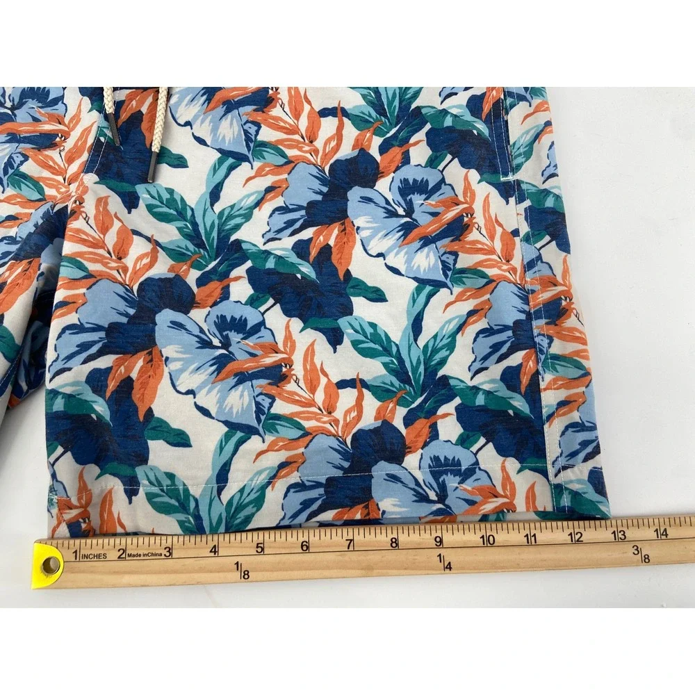 Fair Harbor Swim‎ Trunks Men 2XL The Anchor Tropical Floral Surf Beach Lined